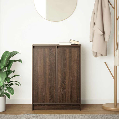 Credenza Rovere Marrone 57x34x76 cm in Legno tecnico