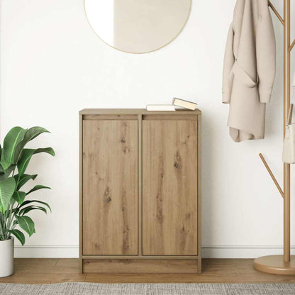 Credenza Rovere Artigianale 57x34x76 cm in Legno Multistrato