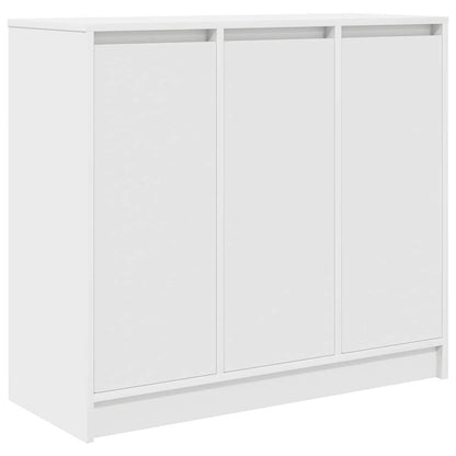 Credenza Bianca 85x34x76 cm in Legno Multistrato