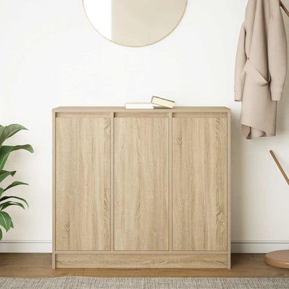 Credenza Rovere Sonoma 85x34x76 cm in Legno Multistrato