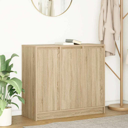 Credenza Rovere Sonoma 85x34x76 cm in Legno Multistrato
