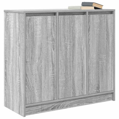 Credenza Grigio Sonoma 85x34x76 cm in Legno Multistrato