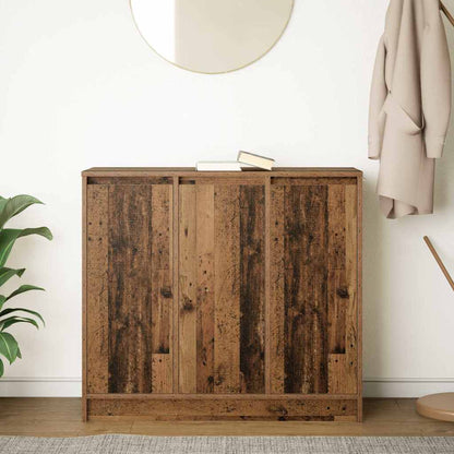 Credenza Legno Antico 85x34x76 cm in Legno Multistrato