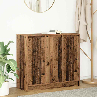 Credenza Legno Antico 85x34x76 cm in Legno Multistrato