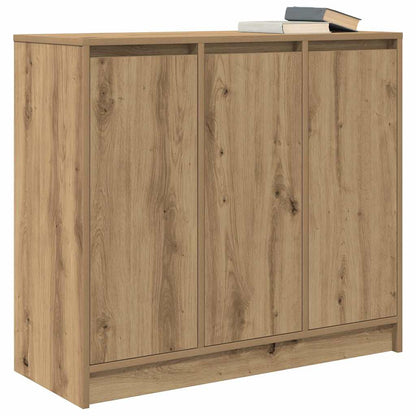 Credenza Rovere Artigianale 85x34x76 cm in Legno Multistrato