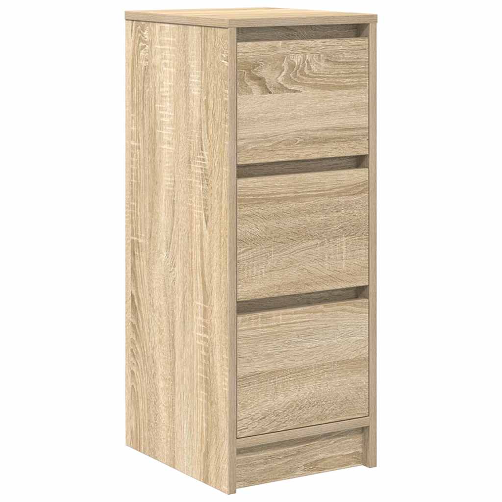 Credenza Rovere Sonoma 29,5x34x76 cm in Legno Multistrato