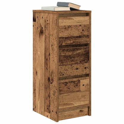 Credenza Legno Antico 29,5x34x76 cm in Legno Multistrato