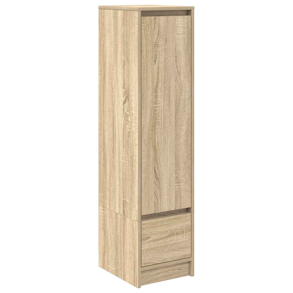 Credenza Rovere Sonoma 29,5x34x119,5 cm in Legno Multistrato