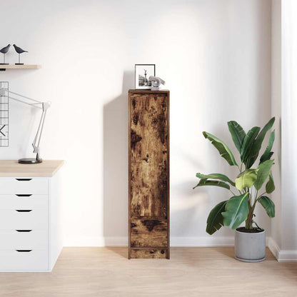 Credenza Rovere Fumo 29,5x34x119,5 cm in Legno Multistrato