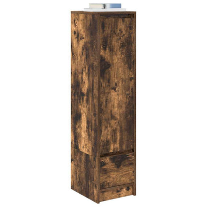 Credenza Rovere Fumo 29,5x34x119,5 cm in Legno Multistrato