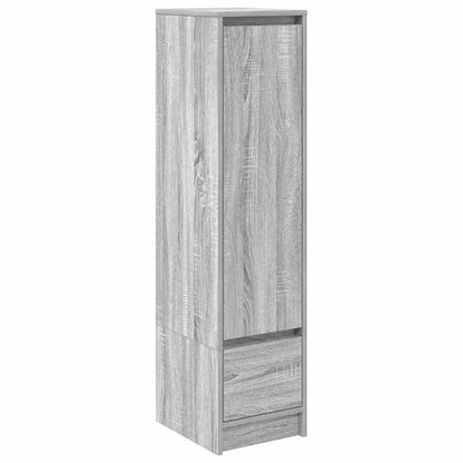 Credenza Grigio Sonoma 29,5x34x119,5 cm in Legno Multistrato
