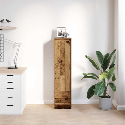 Credenza Legno Antico 29,5x34x119,5 cm in Truciolato