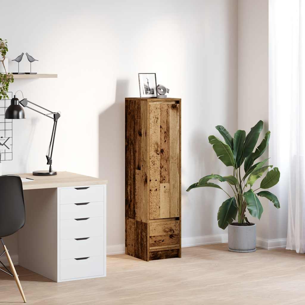 Credenza Legno Antico 29,5x34x119,5 cm in Truciolato