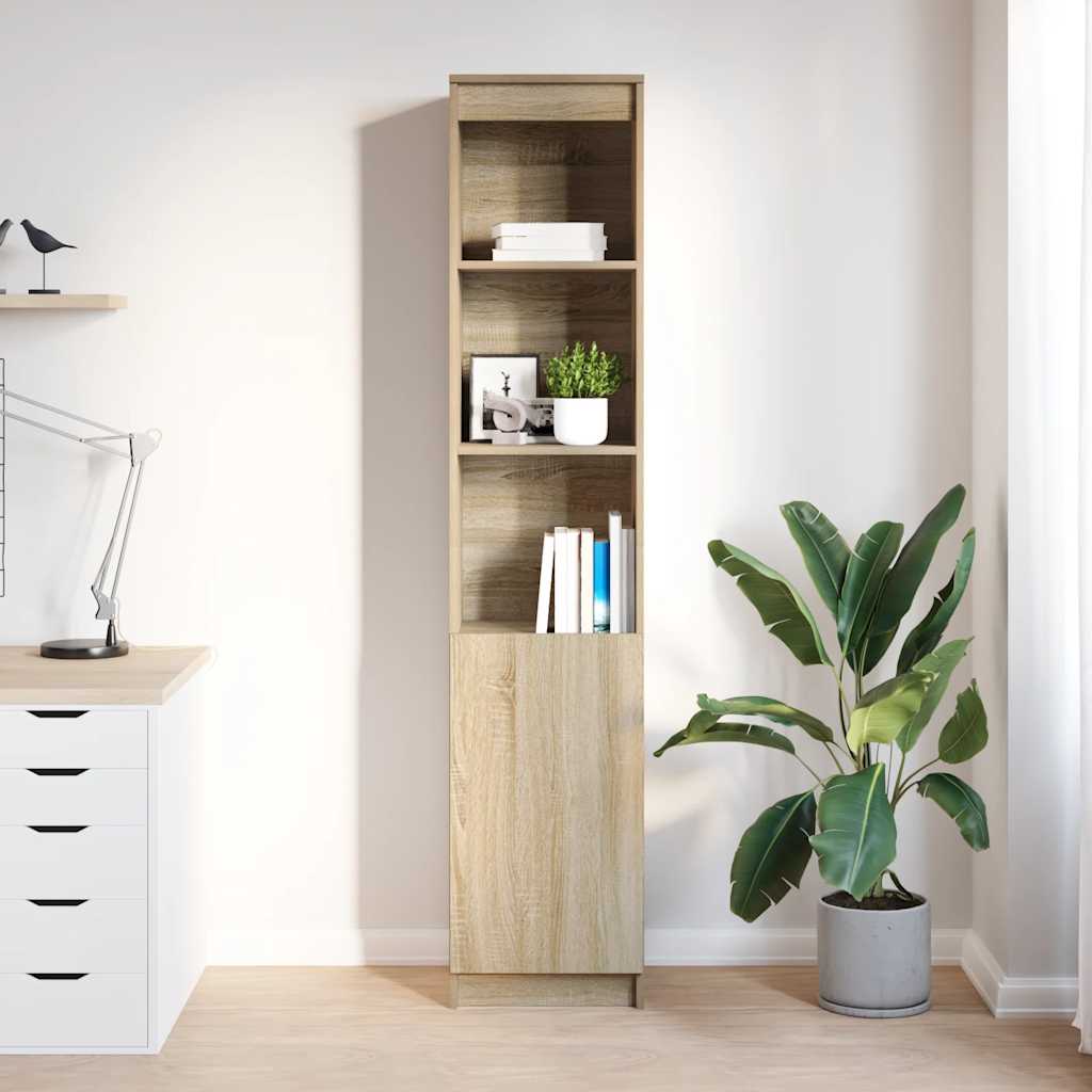 Credenza Rovere Sonoma 37,5x35x180 cm in Legno Multistrato