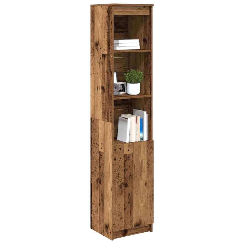 Credenza Legno Antico 37,5x35x180 cm in Truciolato