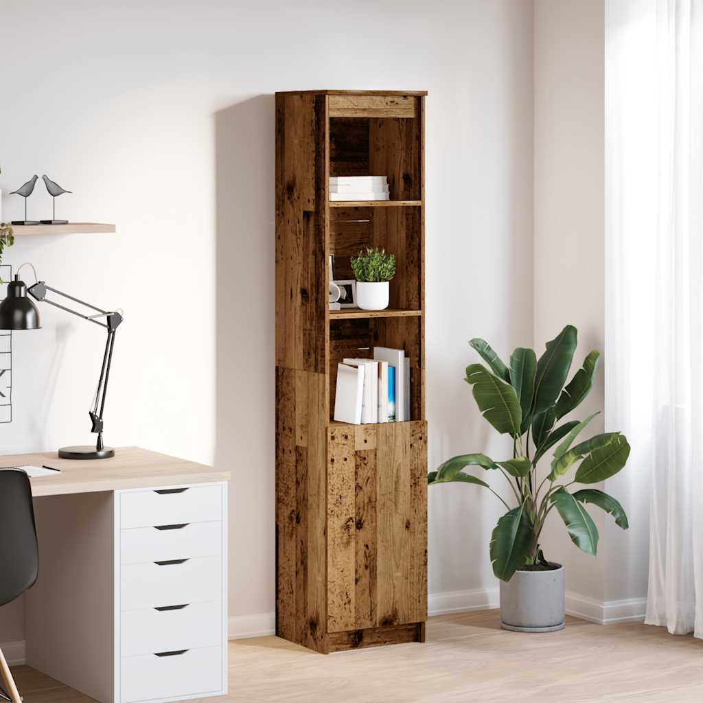Credenza Legno Antico 37,5x35x180 cm in Truciolato
