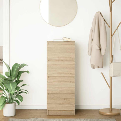 Credenza Rovere Sonoma 37,5x35x99 cm in Legno Multistrato