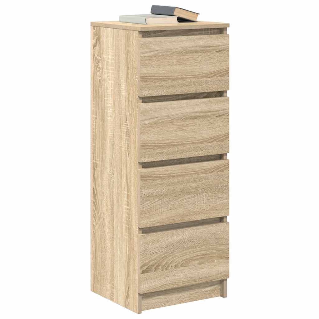 Credenza Rovere Sonoma 37,5x35x99 cm in Legno Multistrato