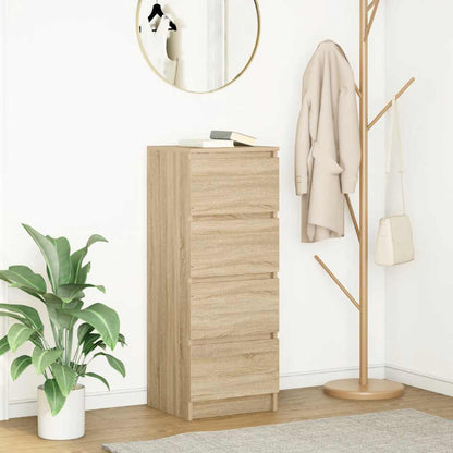 Credenza Rovere Sonoma 37,5x35x99 cm in Legno Multistrato