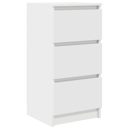 Credenza Bianca 37,5x35x76 cm in Legno Multistrato