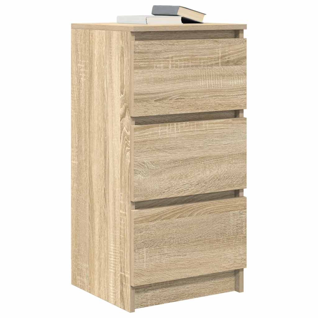 Credenza Rovere Sonoma 37,5x35x76 cm in Legno Multistrato