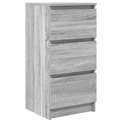 Credenza Grigio Sonoma 37,5x35x76 cm in Legno Multistrato