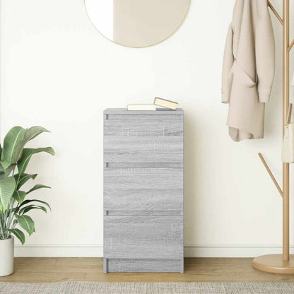 Credenza Grigio Sonoma 37,5x35x76 cm in Legno Multistrato