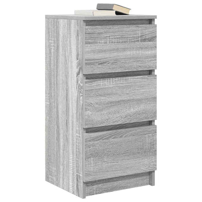Credenza Grigio Sonoma 37,5x35x76 cm in Legno Multistrato