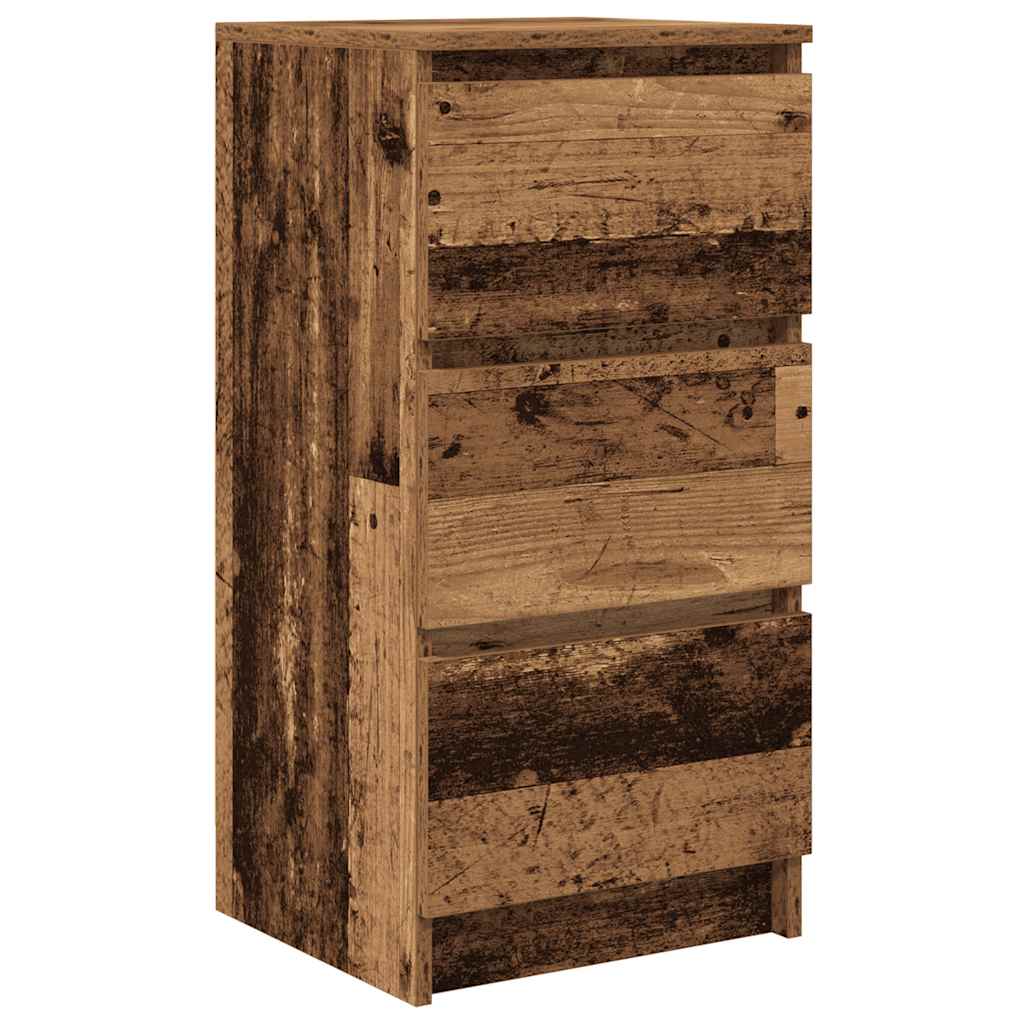 Credenza Legno Antico 37,5x35x76 cm in Legno Multistrato