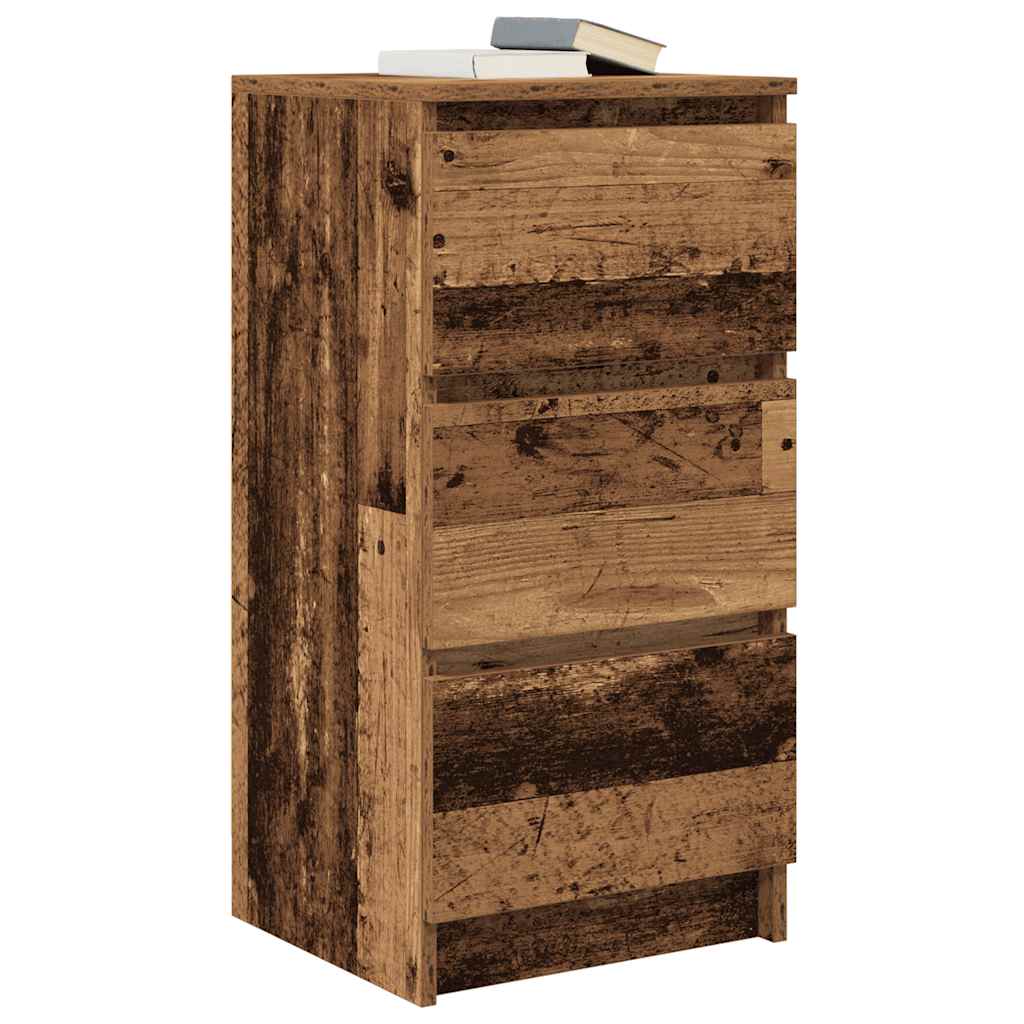 Credenza Legno Antico 37,5x35x76 cm in Legno Multistrato