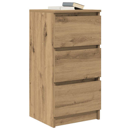Credenza Rovere Artigianale 37,5x35x76 cm in Legno Multistrato