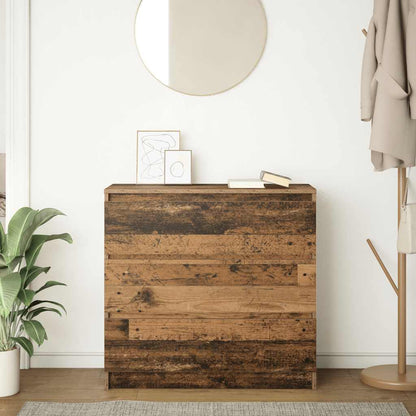 Credenza Legno Antico 80x35x76 cm in Legno Multistrato