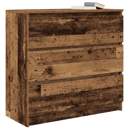 Credenza Legno Antico 80x35x76 cm in Legno Multistrato
