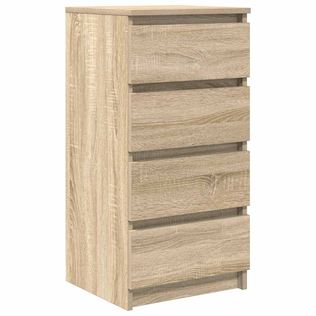 Credenza Rovere Sonoma 37,5x35x76 cm in Legno Multistrato