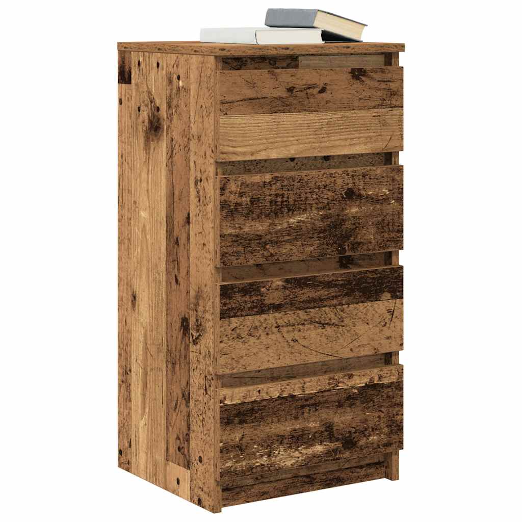 Credenza Legno Antico 37,5x35x76 cm in Legno Multistrato