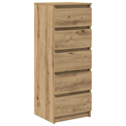 Credenza con Cassetti Rovere Artigianale 37,5x35x99 cm