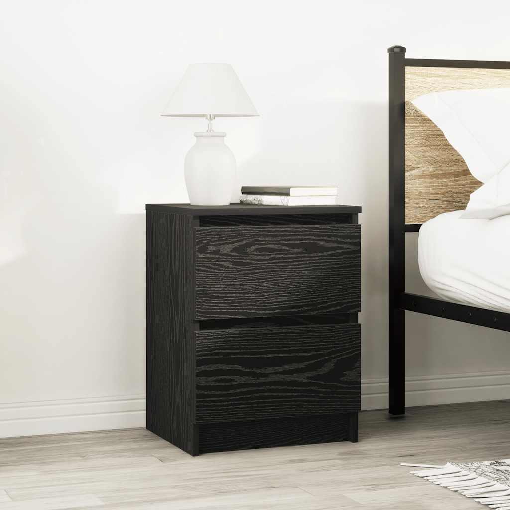 Mobile Porta TV Nero 40x35x54 cm in Legno Multistrato
