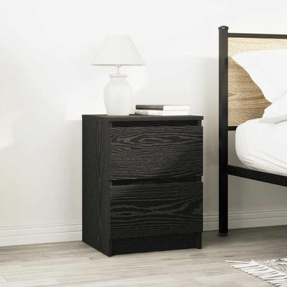 Mobile Porta TV Nero 40x35x54 cm in Legno Multistrato