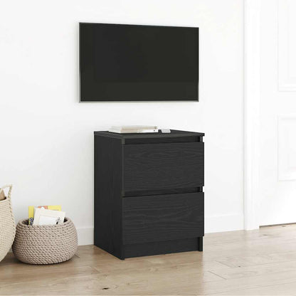 Mobile Porta TV Nero 40x35x54 cm in Legno Multistrato