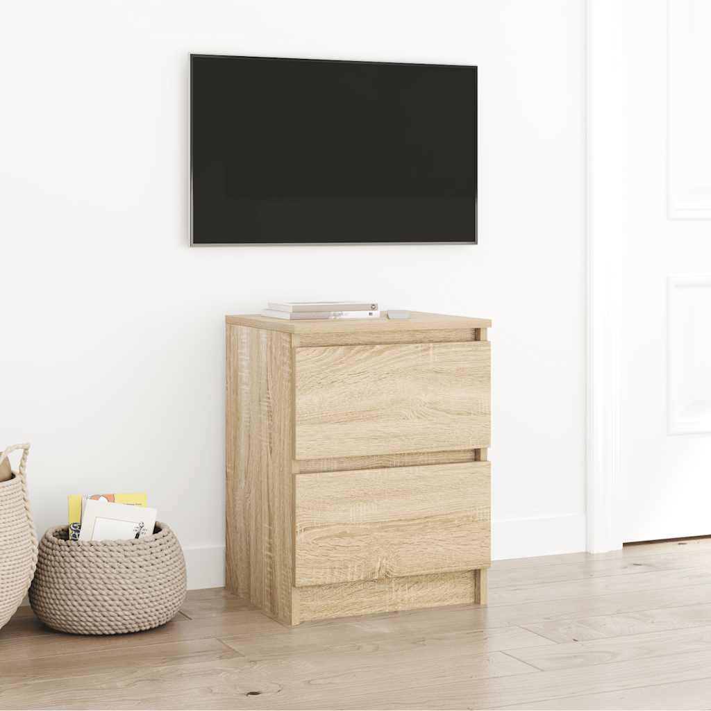 Mobile Porta TV Rovere Sonoma 40x35x54 cm in Legno Multistrato