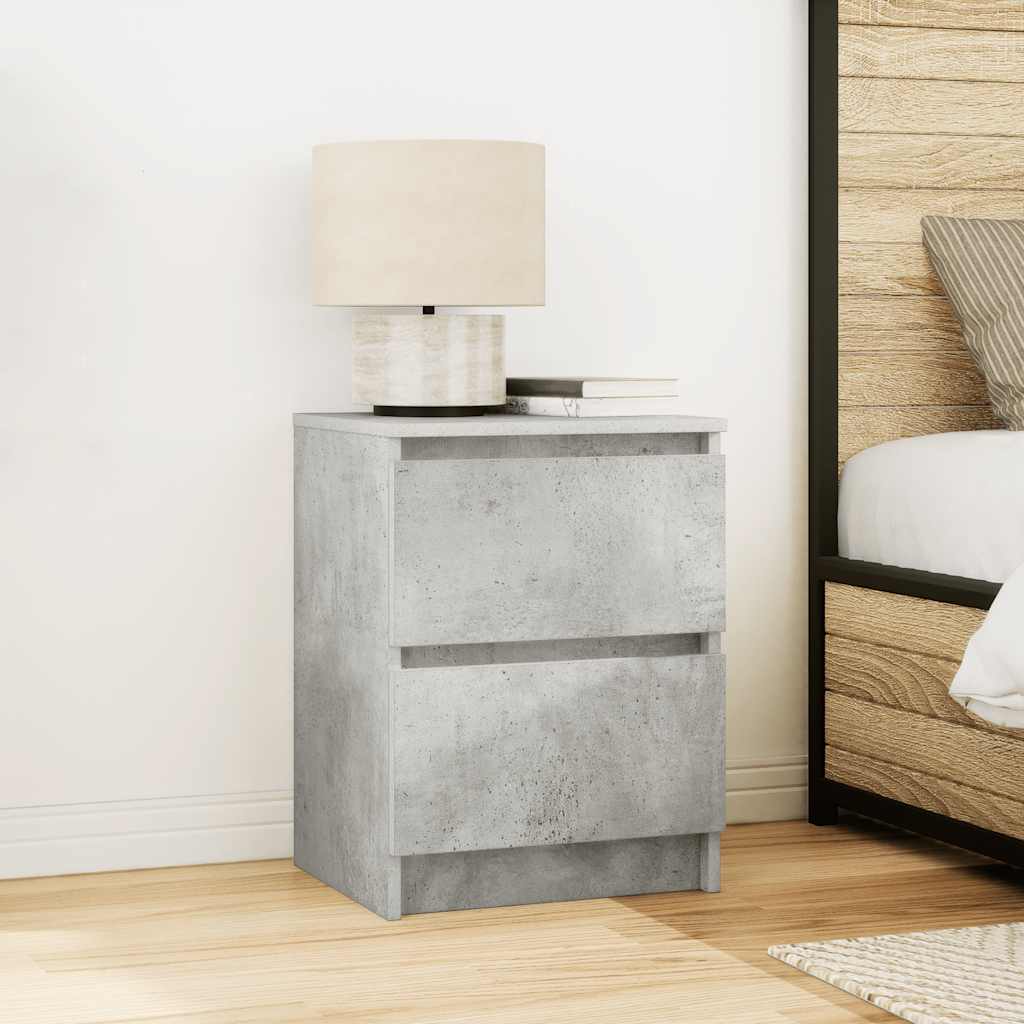 Mobile Porta TV Grigio Cemento 40x35x54 cm in Legno Multistrato