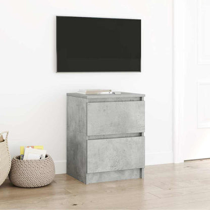 Mobile Porta TV Grigio Cemento 40x35x54 cm in Legno Multistrato