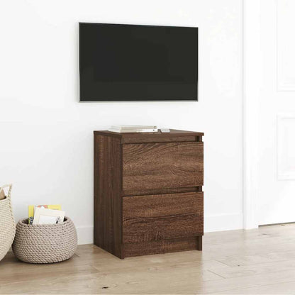 Mobile TV Rovere Marrone 40x35x54 cm in Legno Multistrato