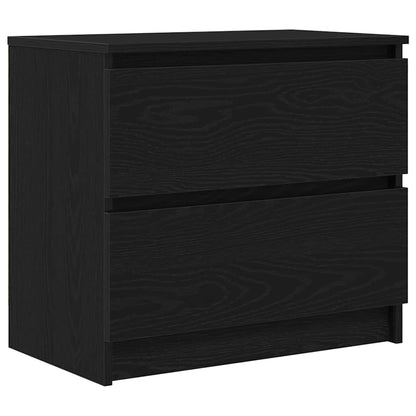 Mobile Porta TV Nero 60x35x54 cm in Legno Multistrato
