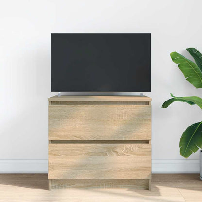 Mobile Porta TV Rovere Sonoma 60x35x54 cm in Legno Multistrato