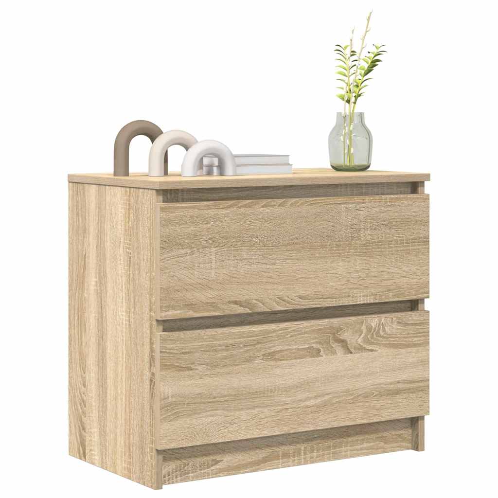 Mobile Porta TV Rovere Sonoma 60x35x54 cm in Legno Multistrato