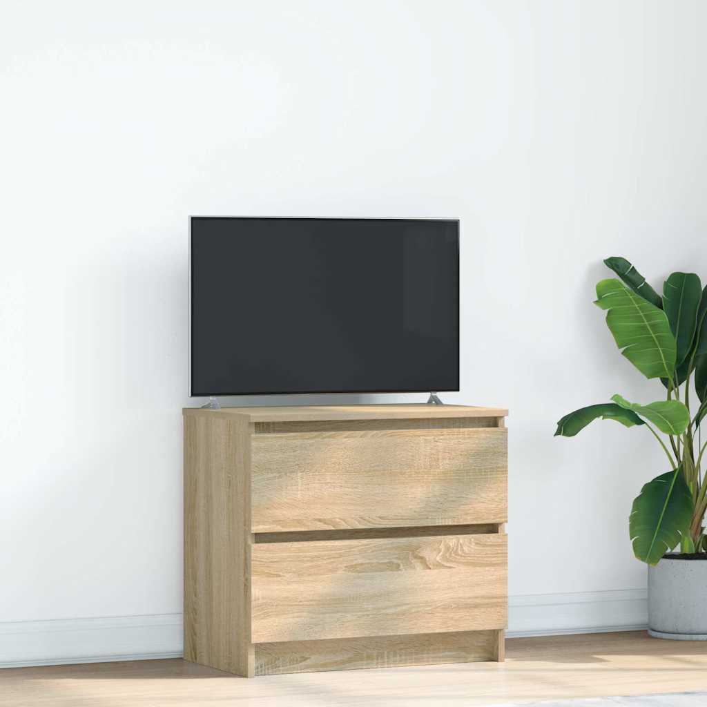 Mobile Porta TV Rovere Sonoma 60x35x54 cm in Legno Multistrato