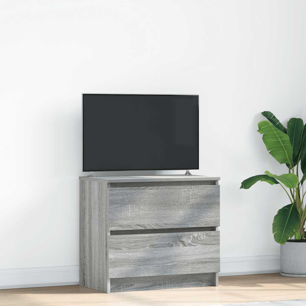 Mobile TV Grigio Sonoma 60x35x54 cm in Legno Multistrato