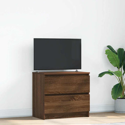 Mobile TV Rovere Marrone 60x35x54 cm in Legno Multistrato