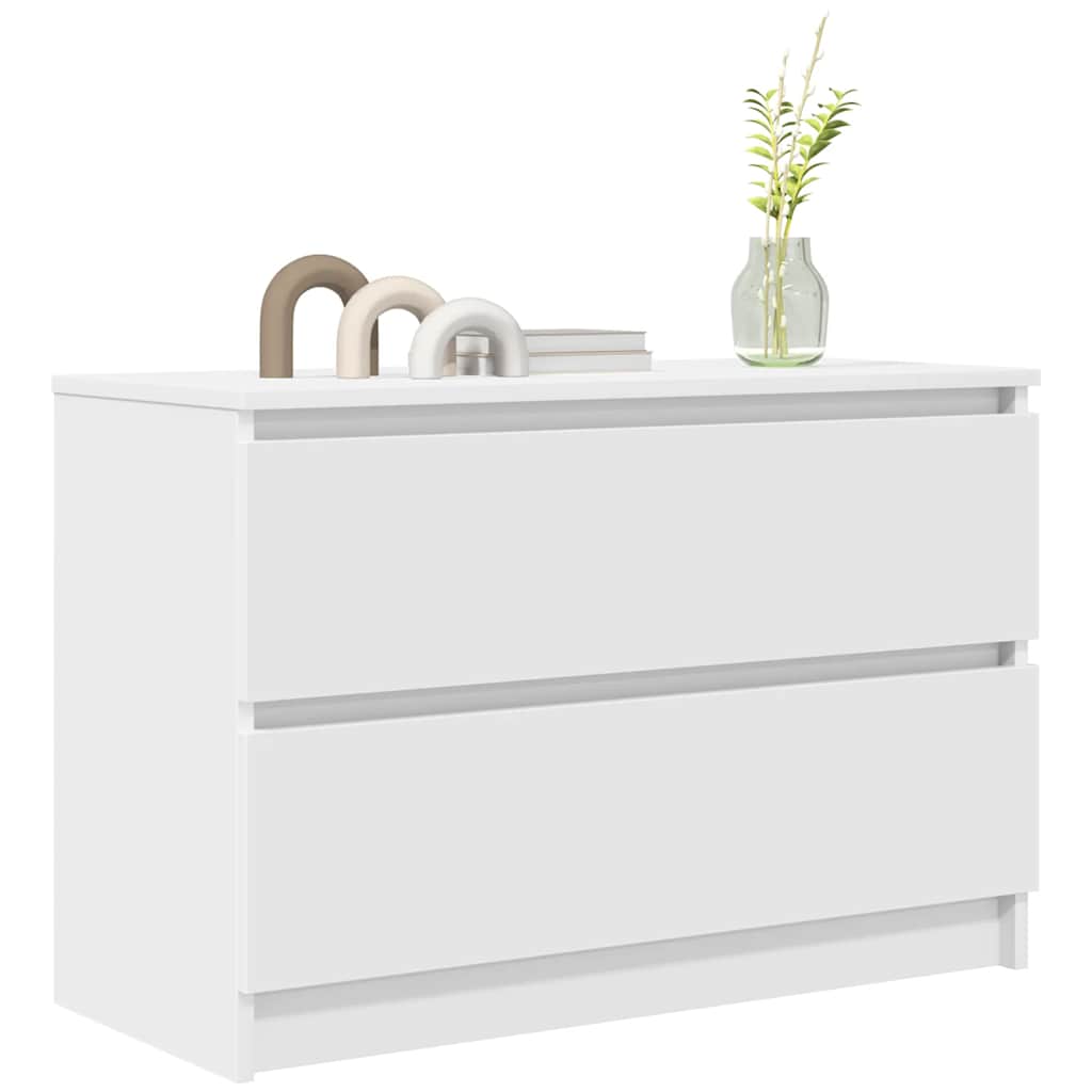 Mobile Porta TV Bianco 80x35x54 cm in Legno Multistrato
